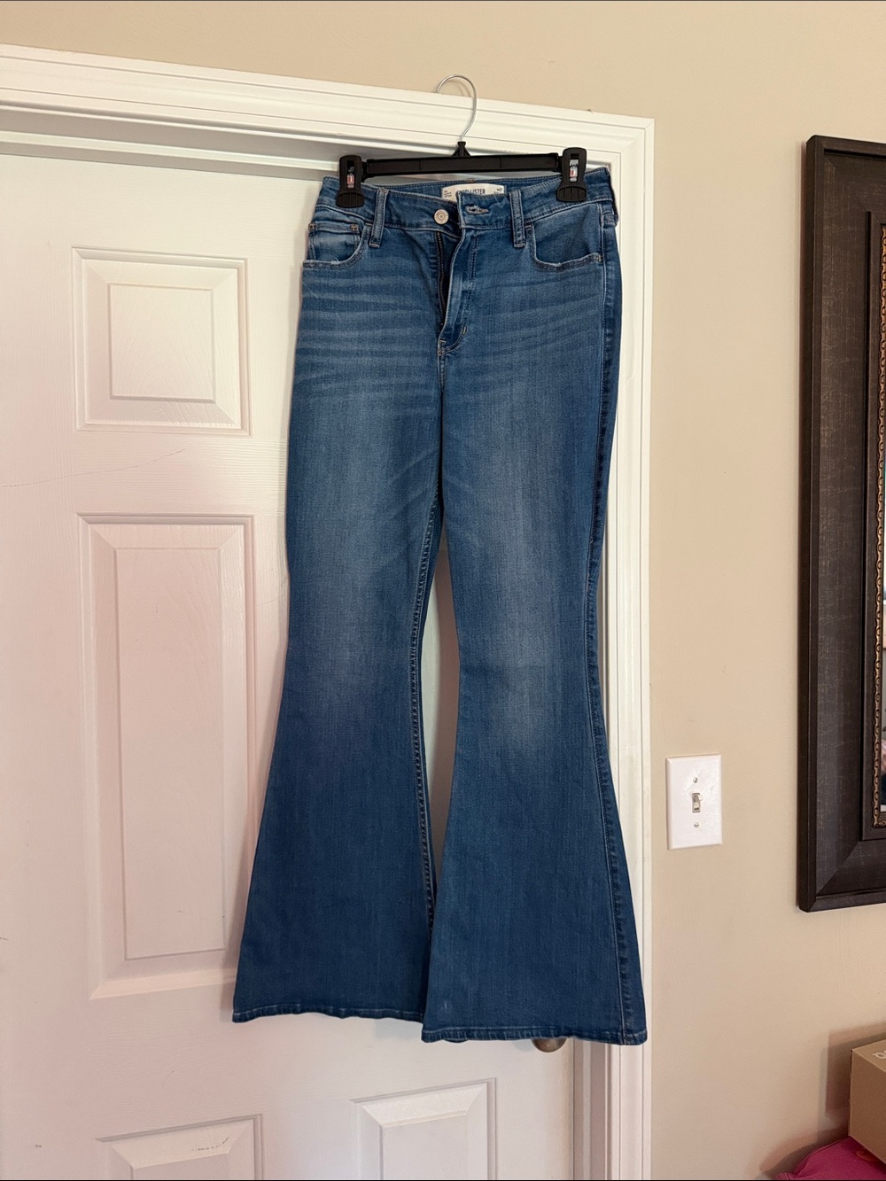 Hollister Medium Blue Flare Jeans